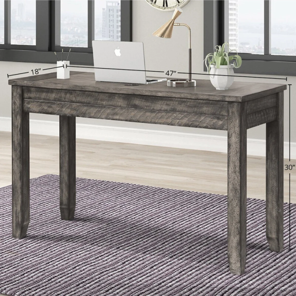 Tempe – Grey Stone 47 In. Writing Desk Desks Desks 6