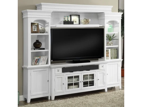 Tidewater 62 In. Console Entertainment Wall Accent Furniture Accent Furniture