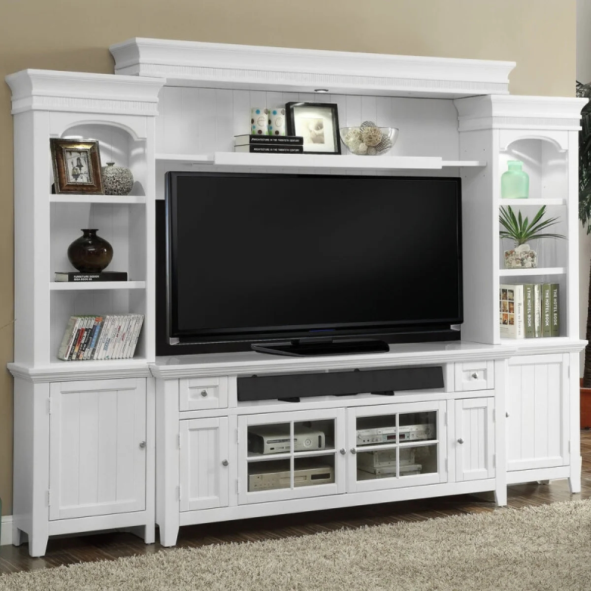 Tidewater 72 In. Console Entertainment Wall Accent Furniture Accent Furniture 4