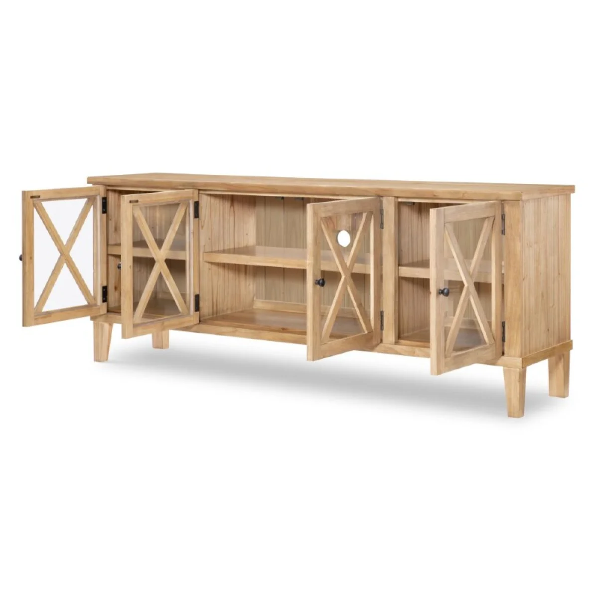 Media Console Entertainment Stands Amber 6