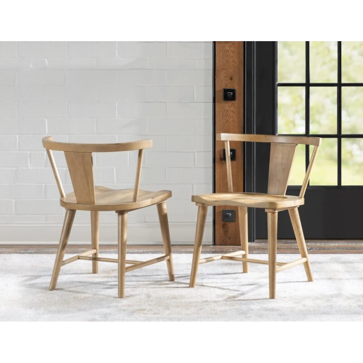 Splat Back Side Chair Chairs & Benches Amber 7