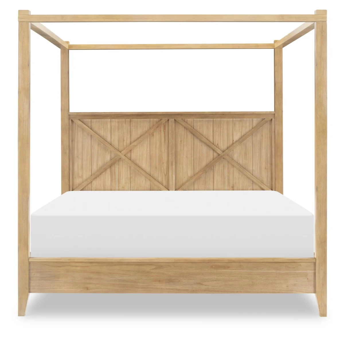 Complete Canopy Bed King 6/6 Beds Amber 6