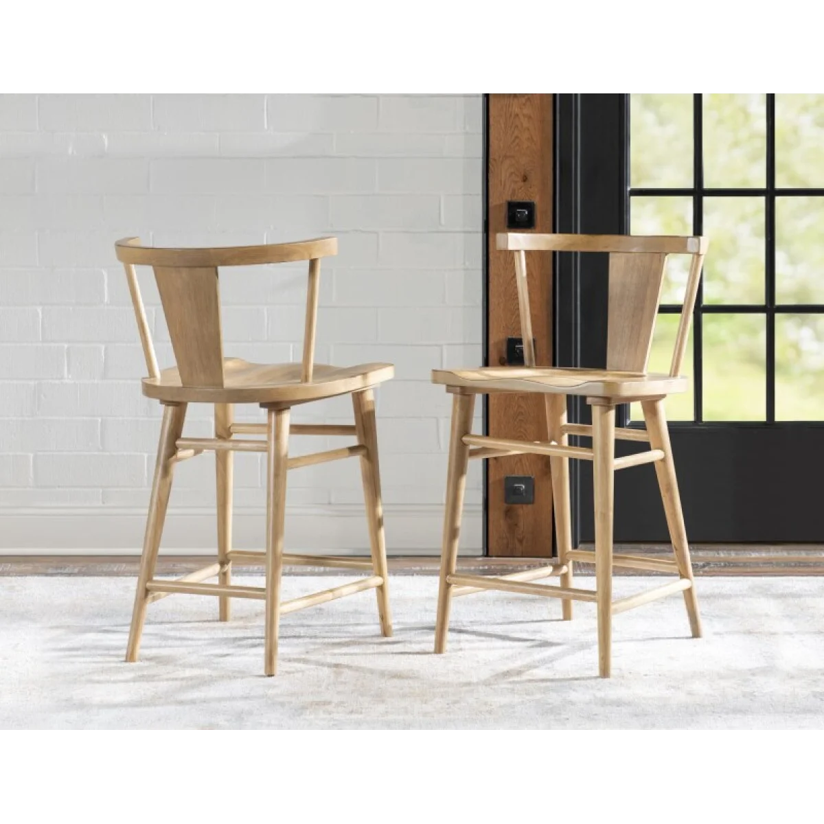 Counter Height Splat Back Chair Chairs & Benches Amber 7