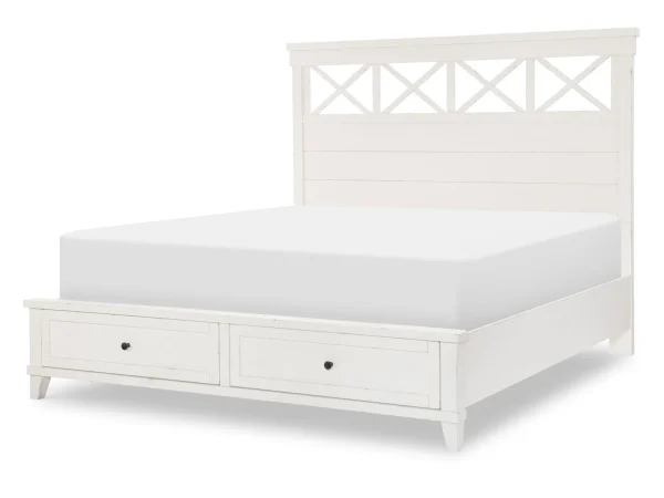 Complete Panel Bed W Storage Footboard King 6/6 Beds Beds