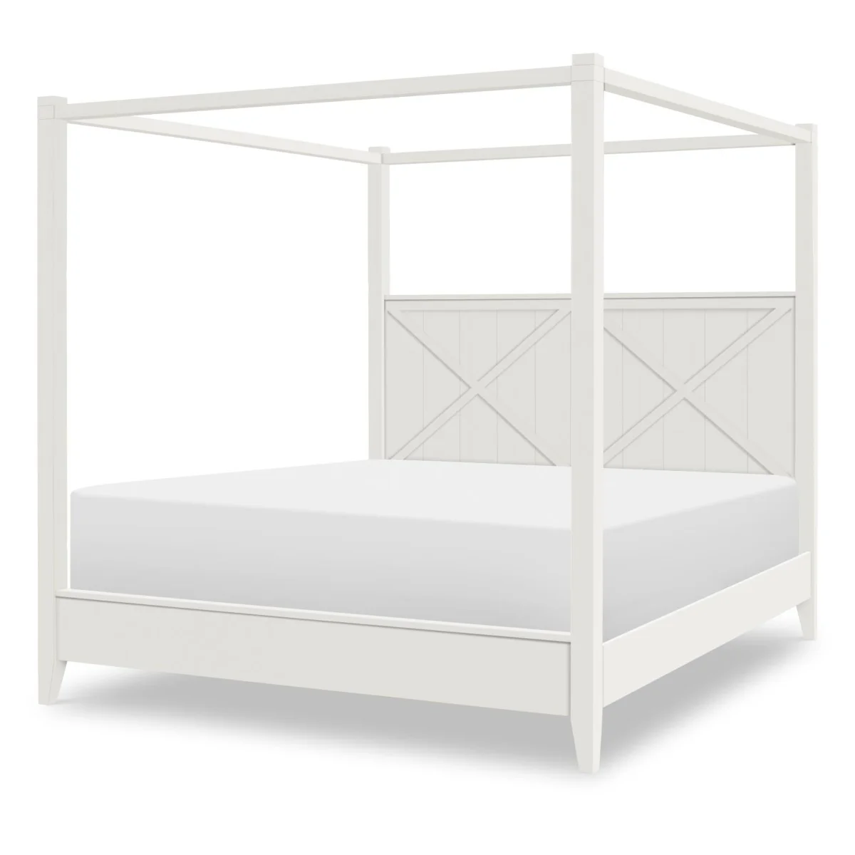 Complete Canopy Bed Queen 5/0 Beds Beds 4