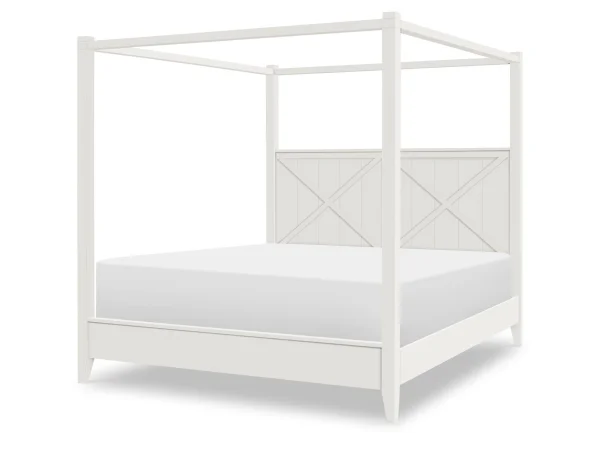 Complete Canopy Bed Queen 5/0 Beds Beds