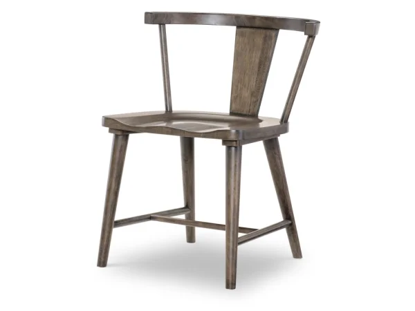 Splat Back Side Chair Chairs & Benches Brown