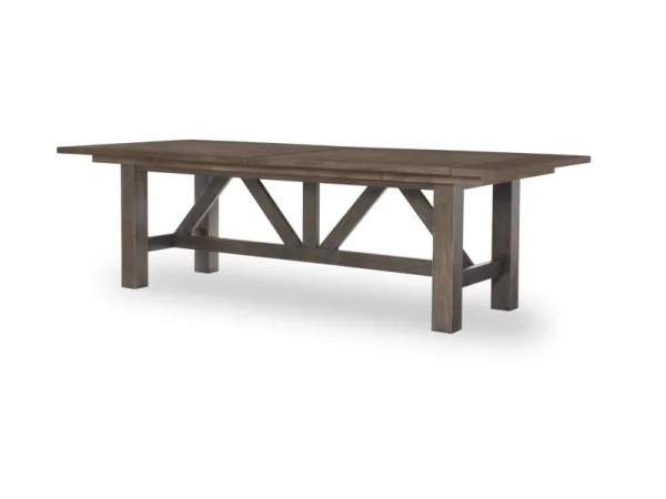 Trestle Dining Table Dining Tables Brown