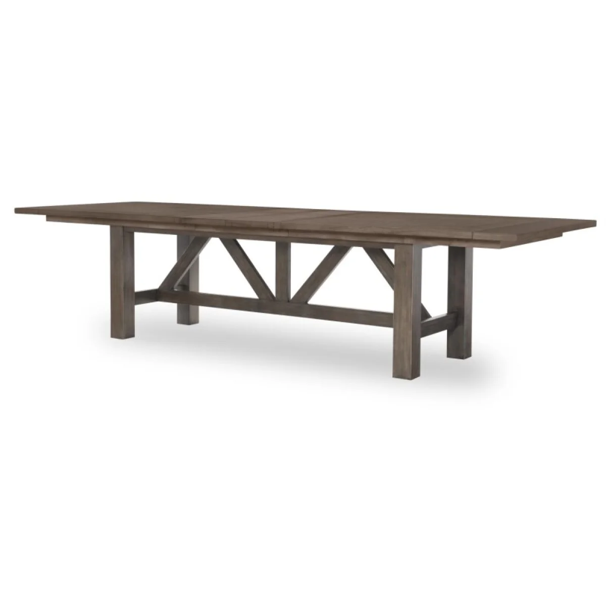 Trestle Dining Table Dining Tables Brown 7