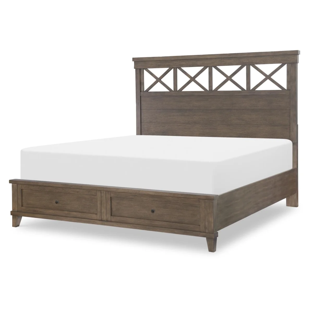 Complete Panel Bed W Storage Footboard King 6/6 Beds Beds 4