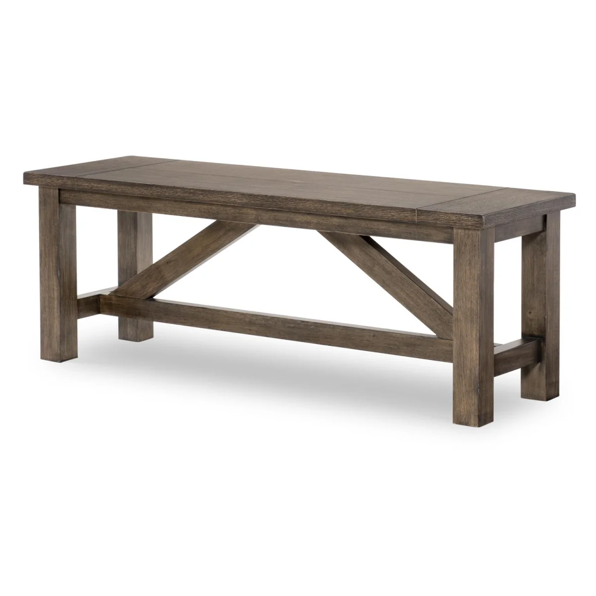 Wooden Bed Bench Chairs & Benches Brown 4