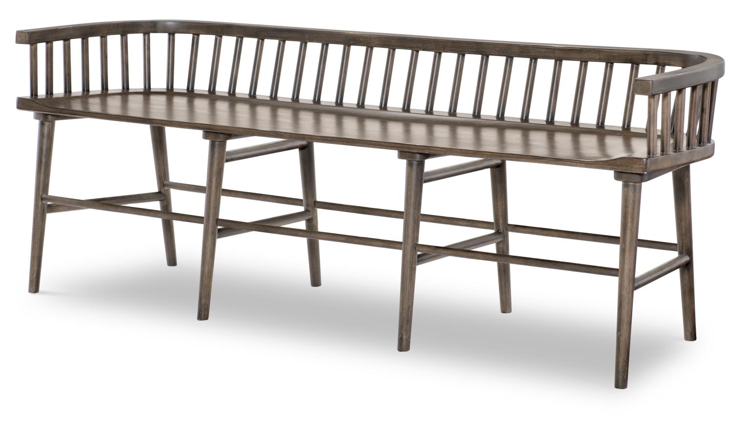 Windsor Dining Bench Chairs & Benches Brown 4 Windsor Dining Bench Chairs & Benches Brown 4