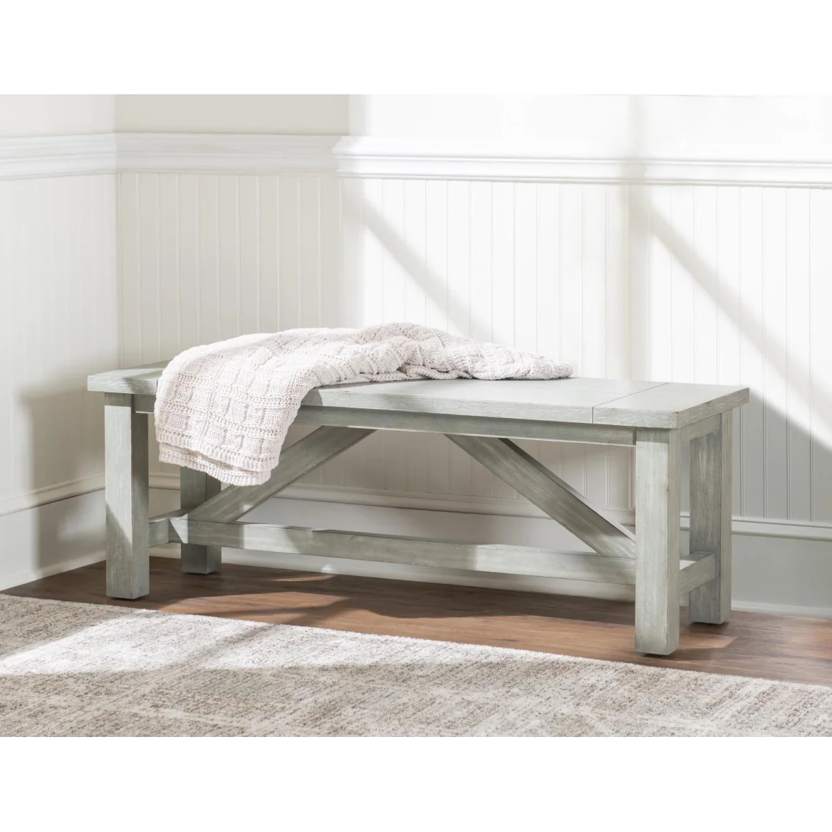Wooden Bed Bench Chairs & Benches Bellflower 6