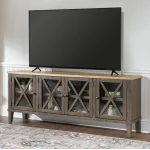 Media Console Entertainment Stands Amber And Cocoa 13