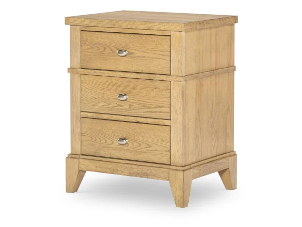 Nightstand Natural Hickory Youth Nightstands Brown