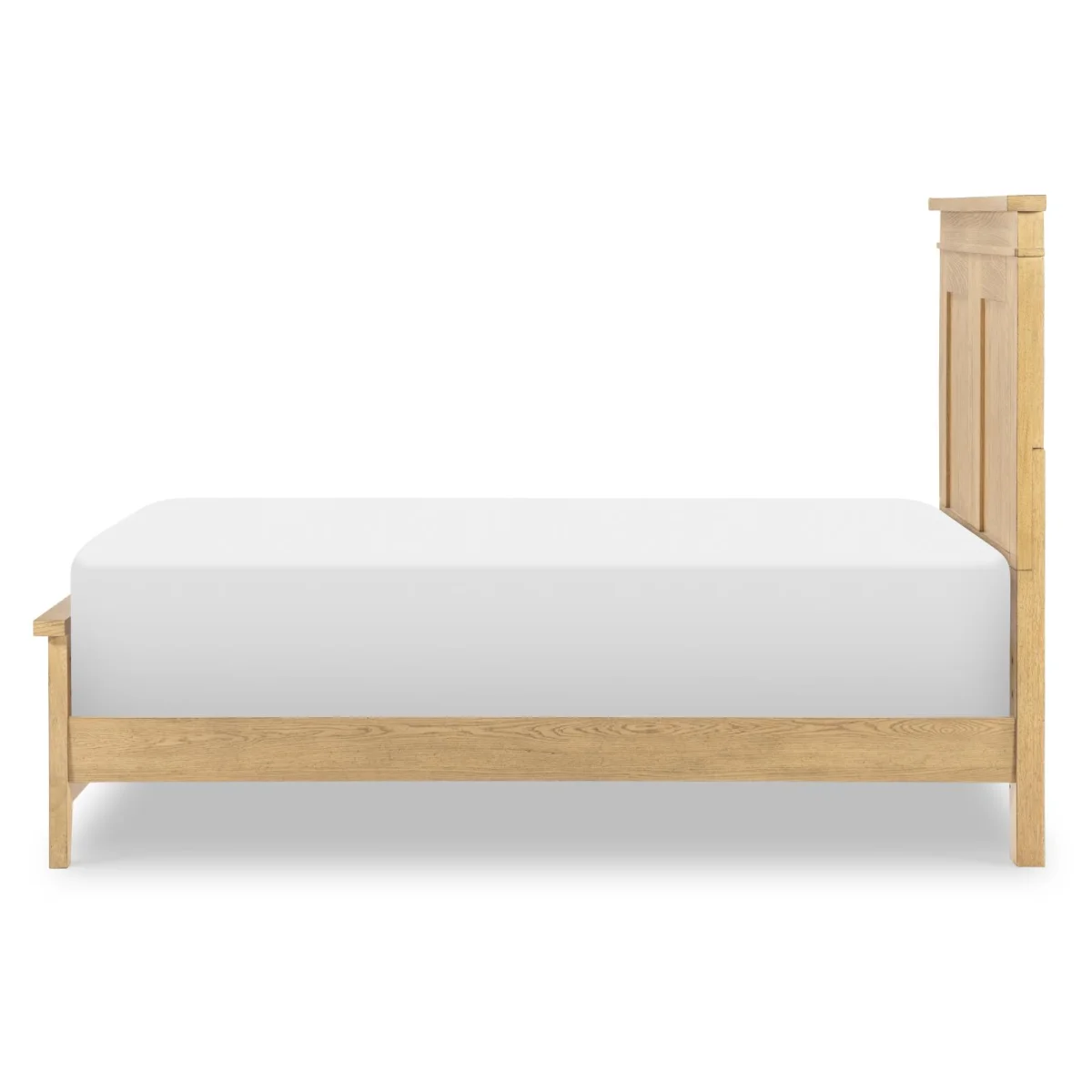 Complete Panel Bed Twin 3/3 Natural Hickory Youth Beds Brown 7