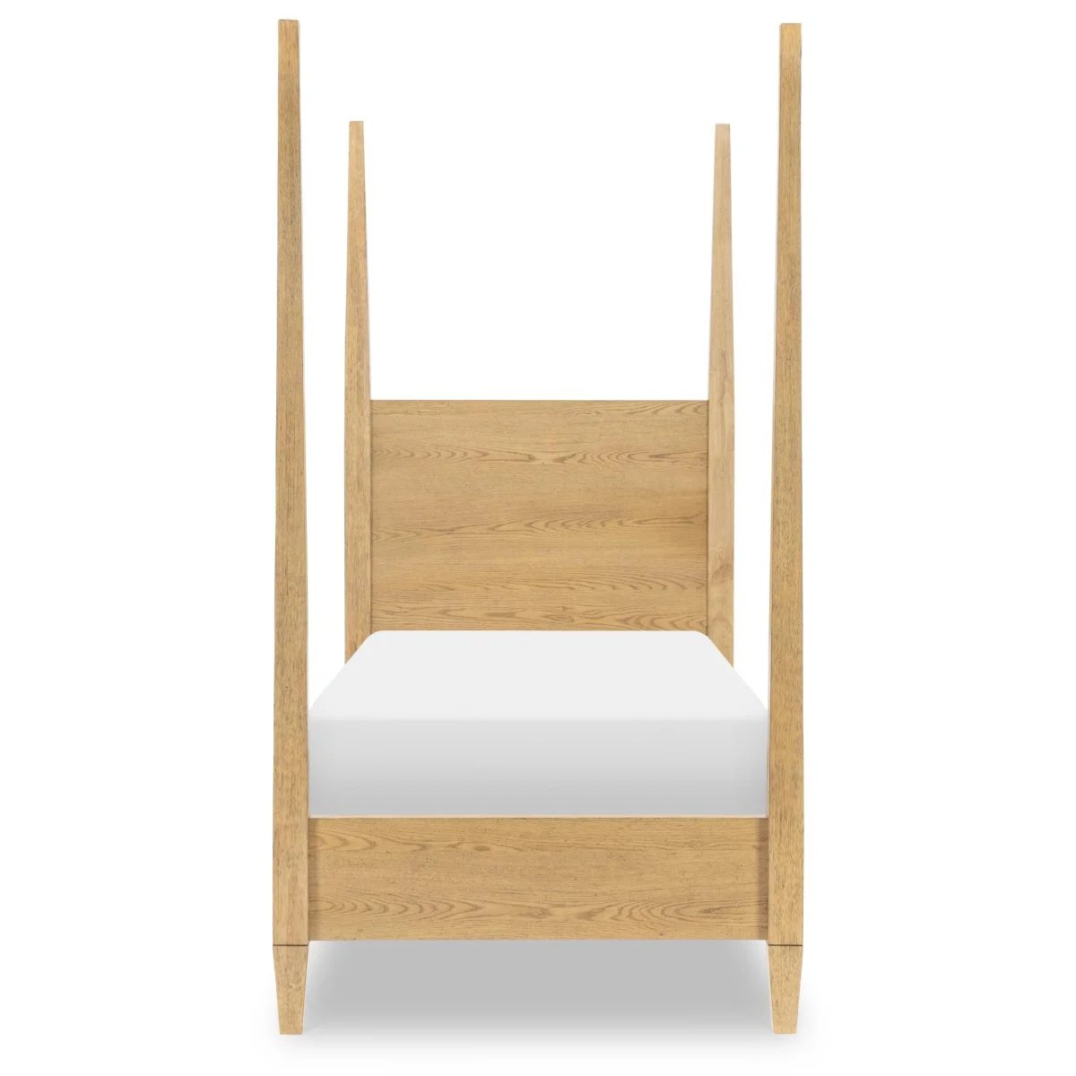 Complete Poster Bed Twin 3/3 Natural Hickory Youth Beds Brown 6