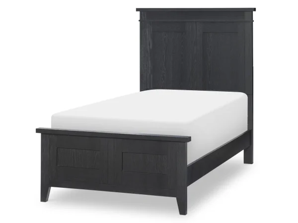 Complete Panel Bed Twin 3/3 Blacksmith Youth Beds black