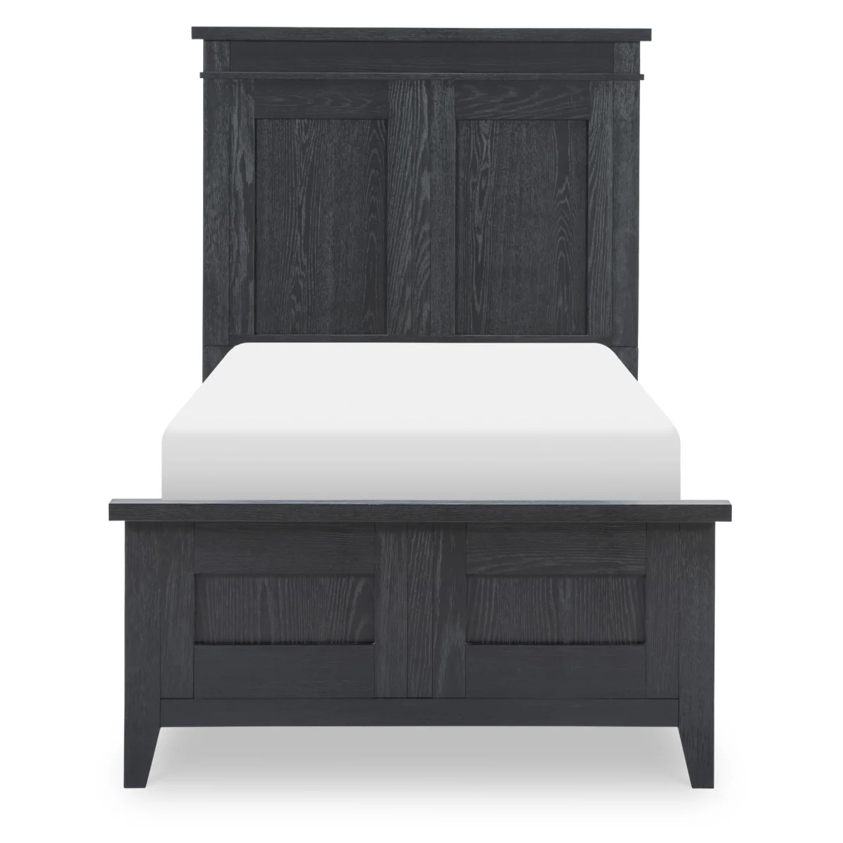 Complete Panel Bed Twin 3/3 Blacksmith Youth Beds black 6