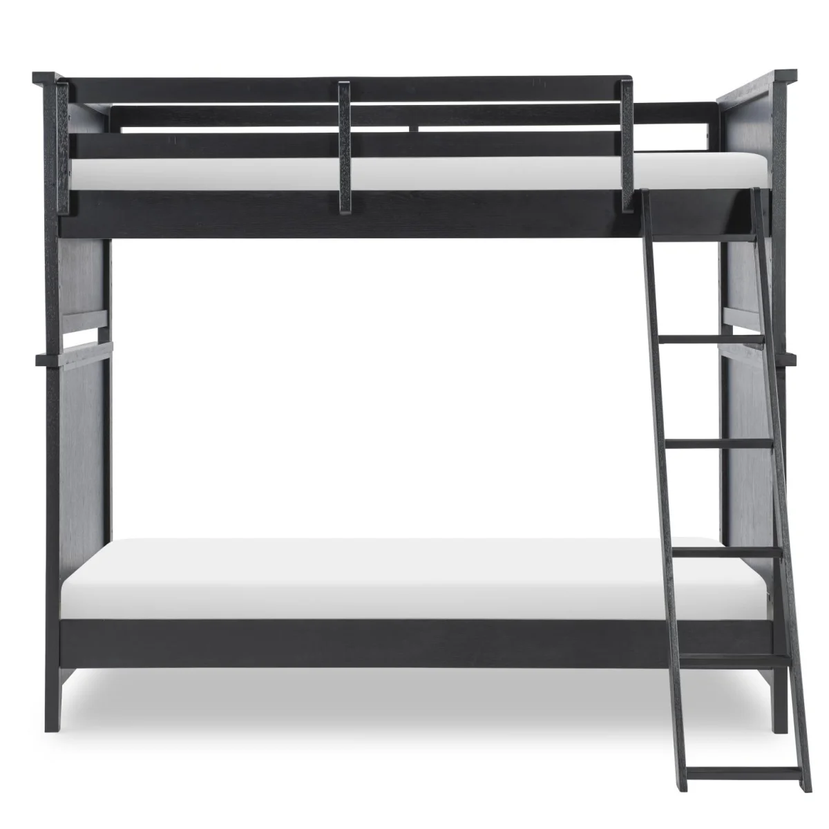 Complete Twin Over Twin Bunk End Blacksmith Youth Beds black 6