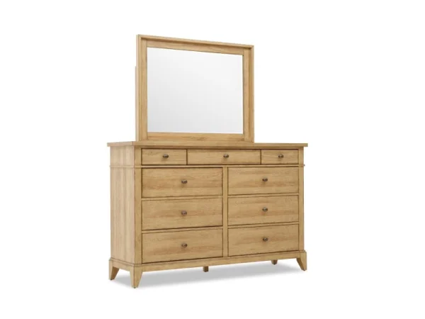 Landscape Mirror Beveled Bedroom Mirrors Brown