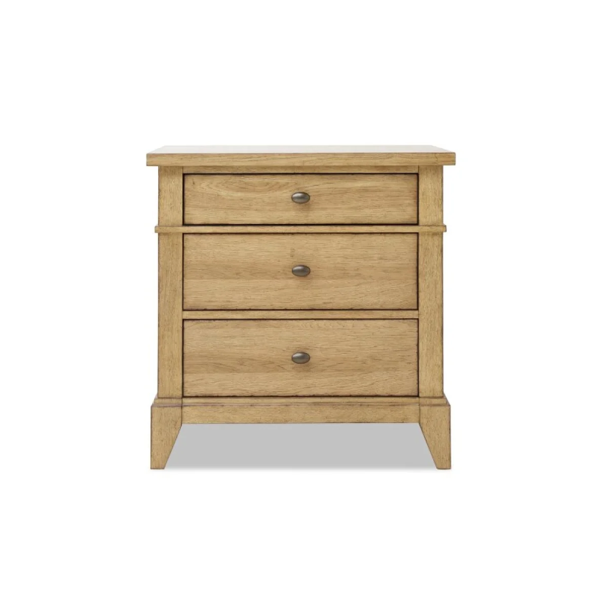 Three Drawer Nightstand Nightstands Brown 6