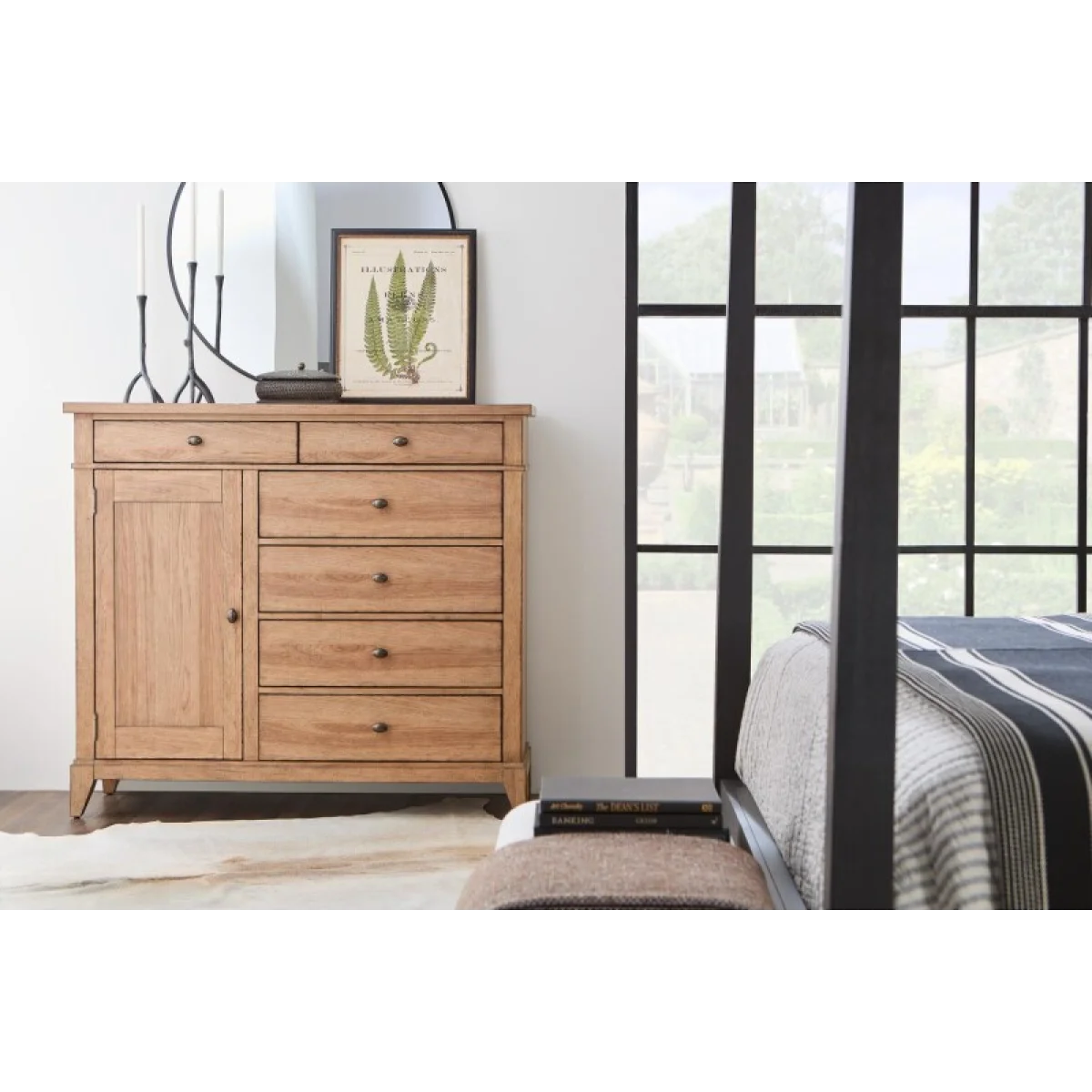 Bureau 6 Drawers Chests Brown 8