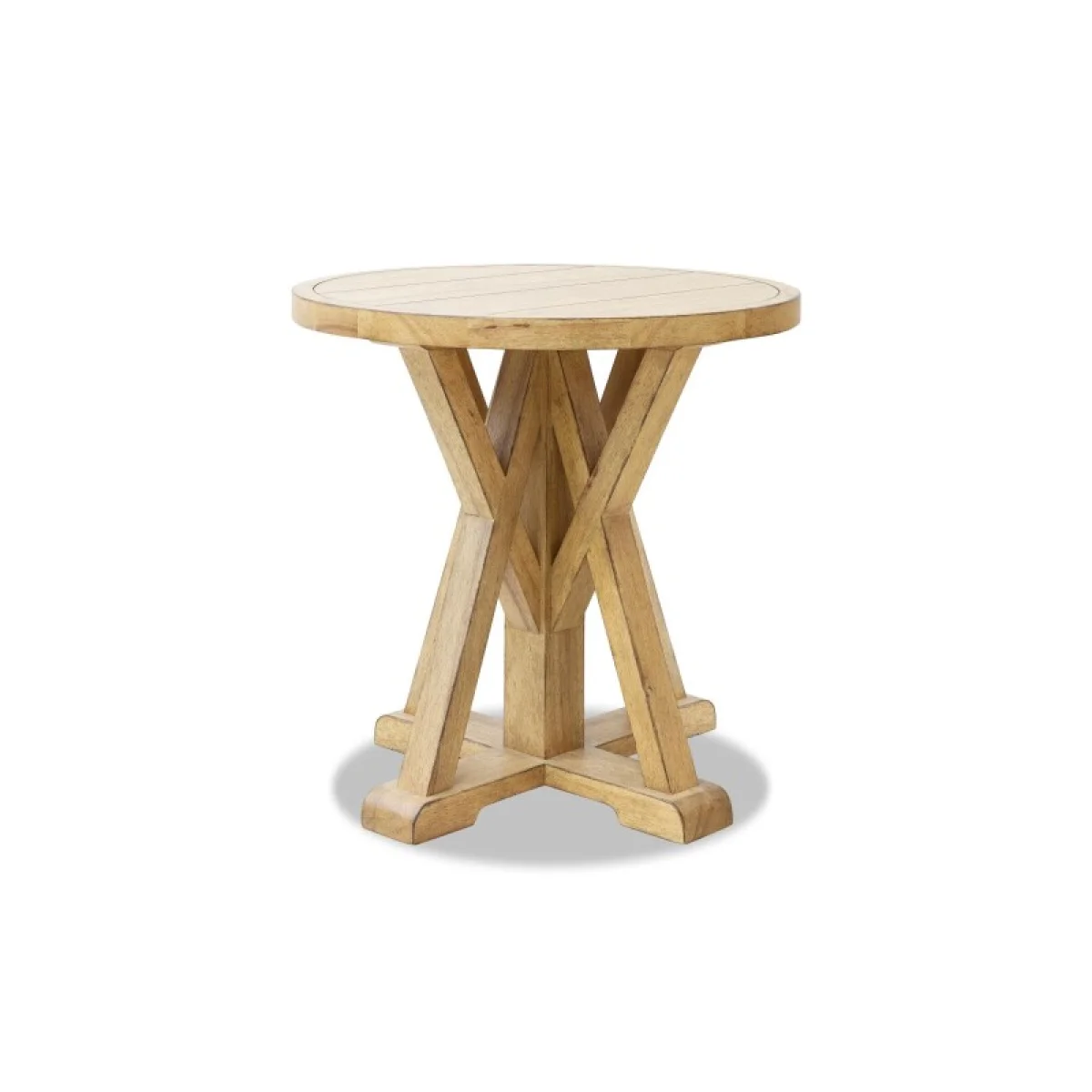 Round End Table End tables Brown 4