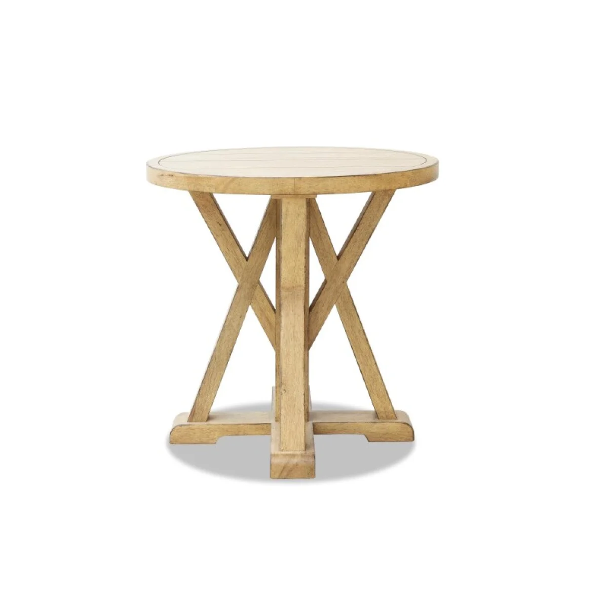Round End Table End tables Brown 6