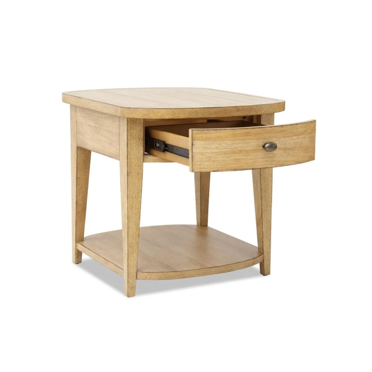 Drawer End Table End tables Brown 7