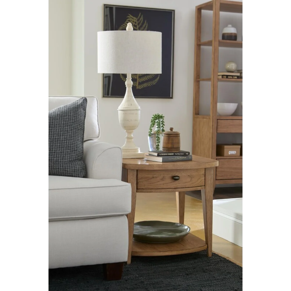 Drawer End Table End tables Brown 8