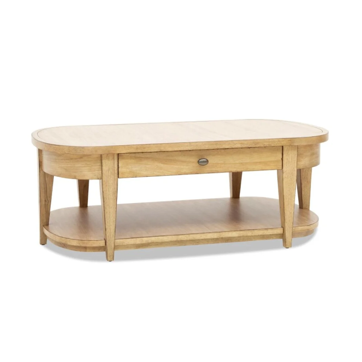 Oval Cocktail Table Cocktail & Coffee Tables Brown 4