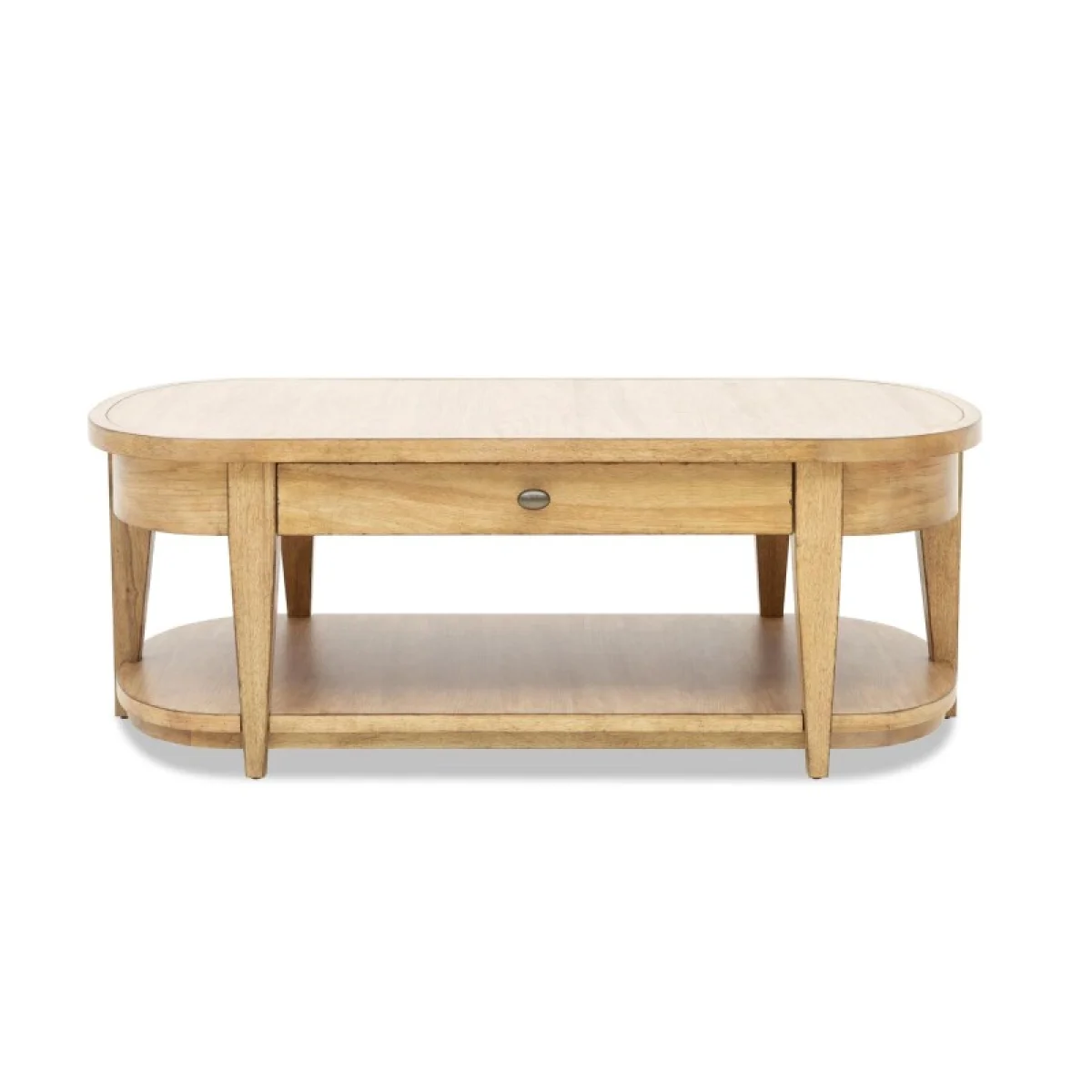 Oval Cocktail Table Cocktail & Coffee Tables Brown 6