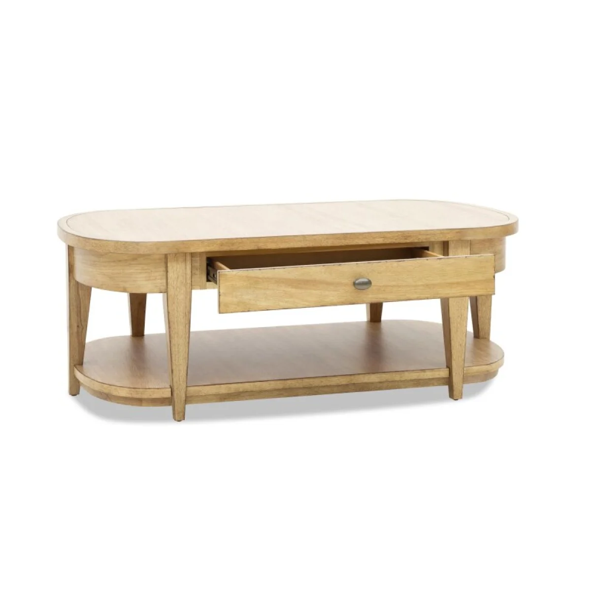 Oval Cocktail Table Cocktail & Coffee Tables Brown 7