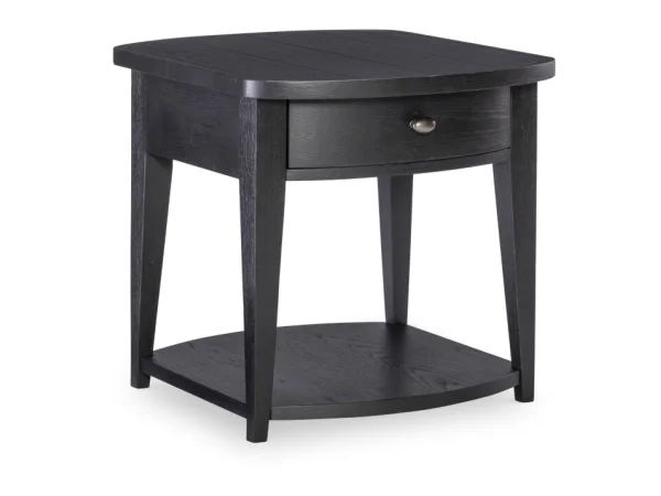 Drawer End Table End tables black