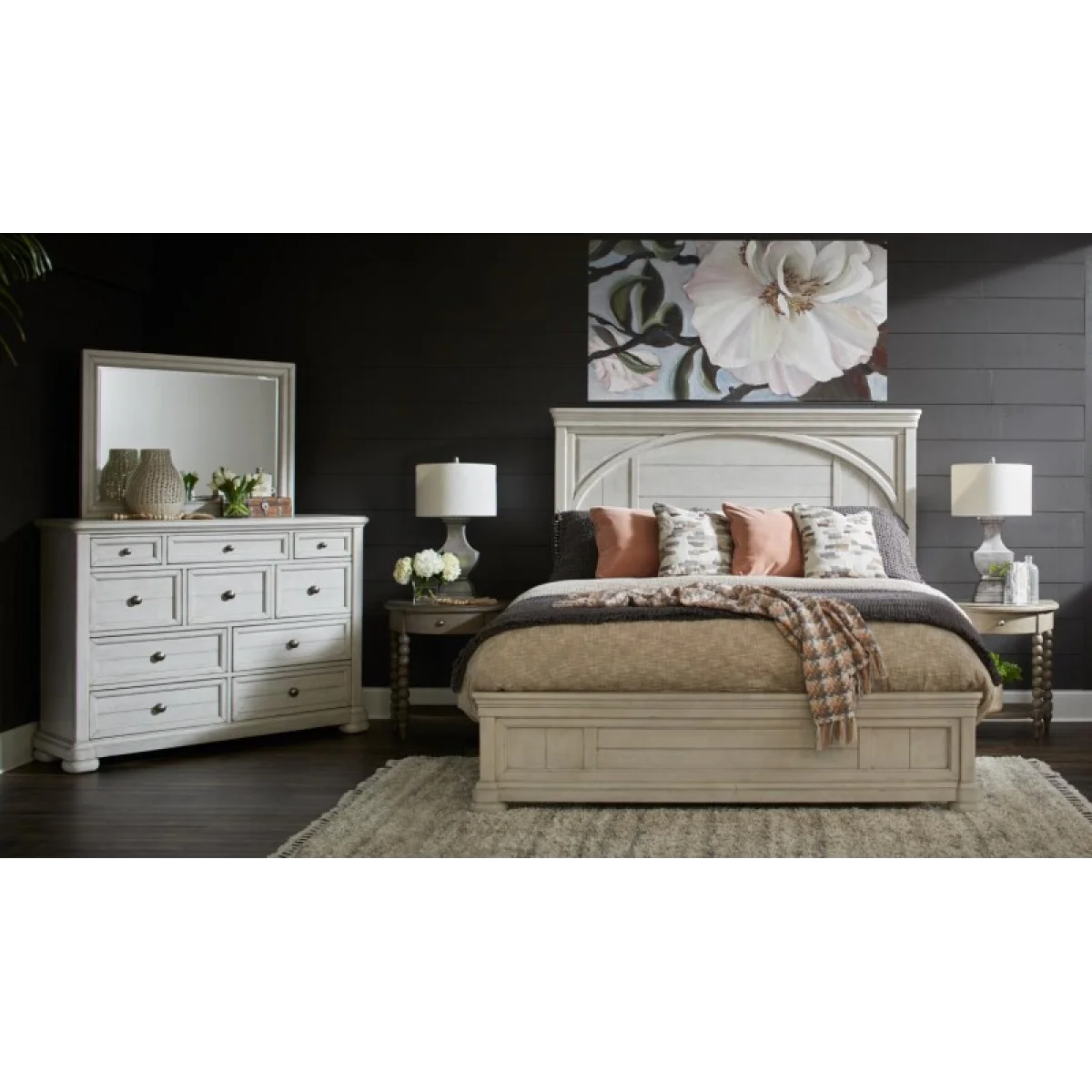 Tyb Complete Panel Bed Queen 5/0 Beds Beds 6