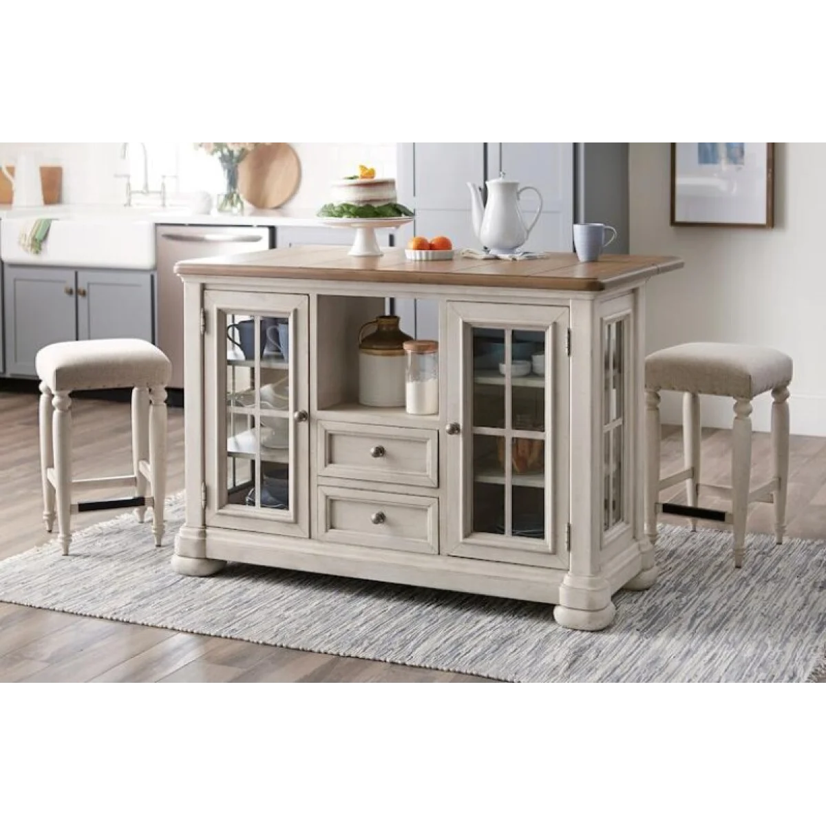 Kitchen Island Dining Storage Cloud 4