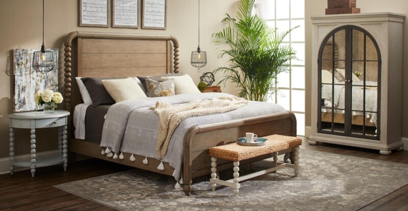 Gb Complete Panel Post Bed Queen 5/0