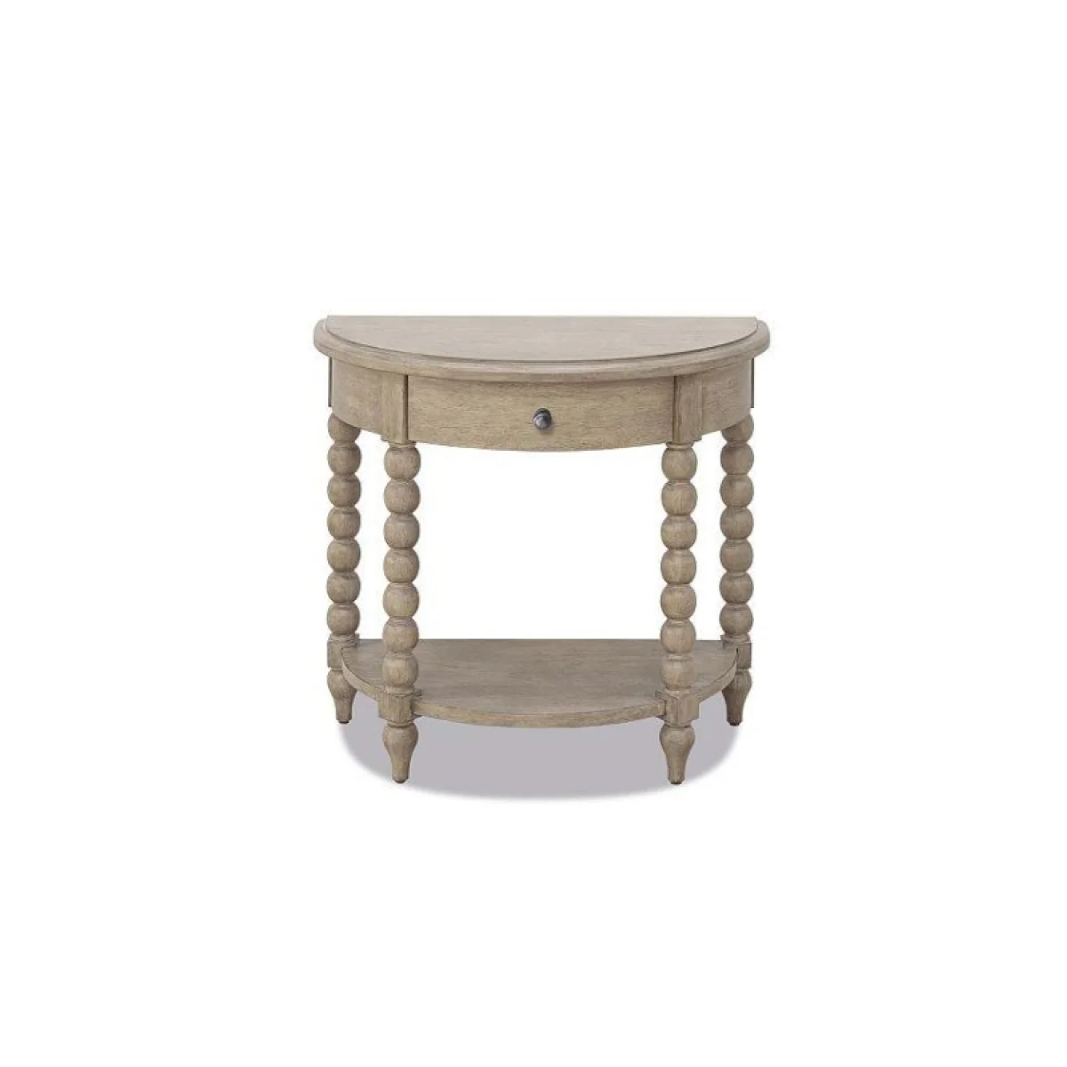 Trisha Demilune Night Table Nightstands Brown 4