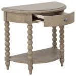 Trisha Demilune Night Table Nightstands Brown 11