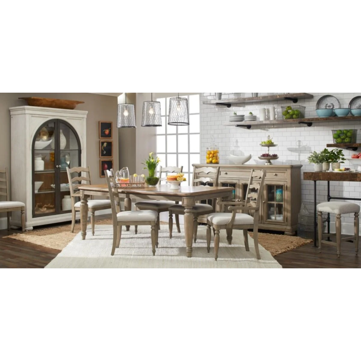Ladderback Side Chair Chairs & Benches Brown 6