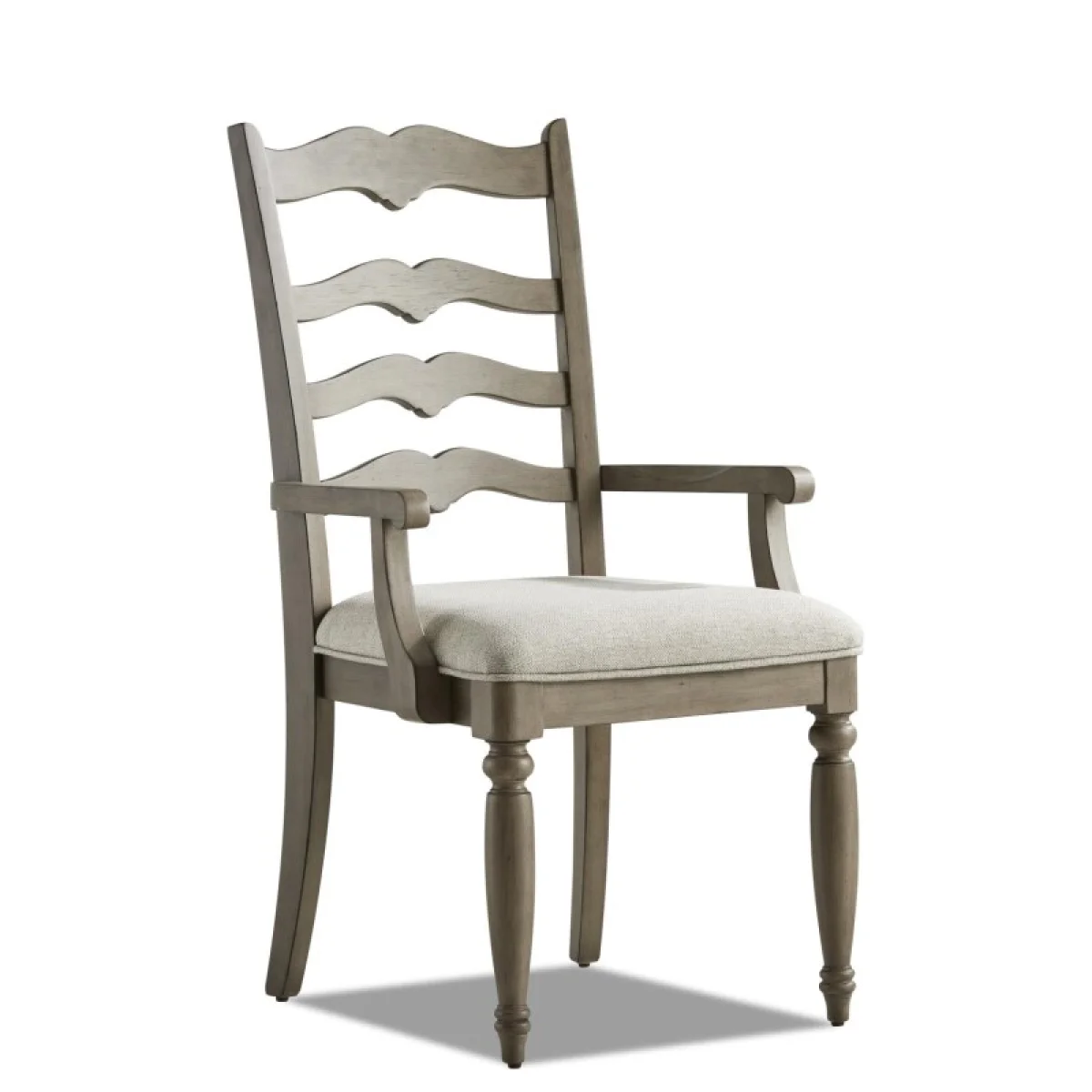 Ladderback Arm Chair Chairs & Benches Brown 4