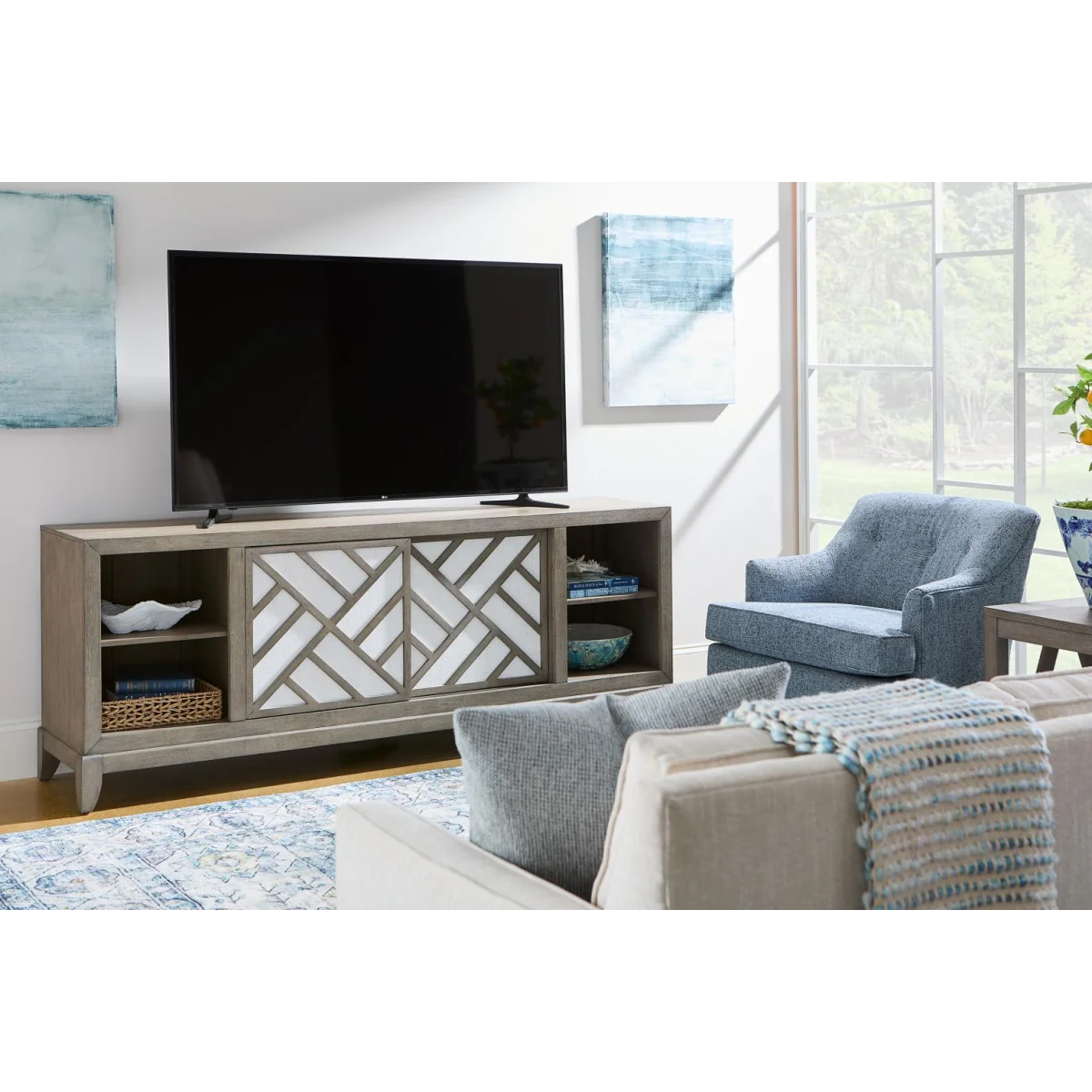Entertainment Console Entertainment Stands Brown 9