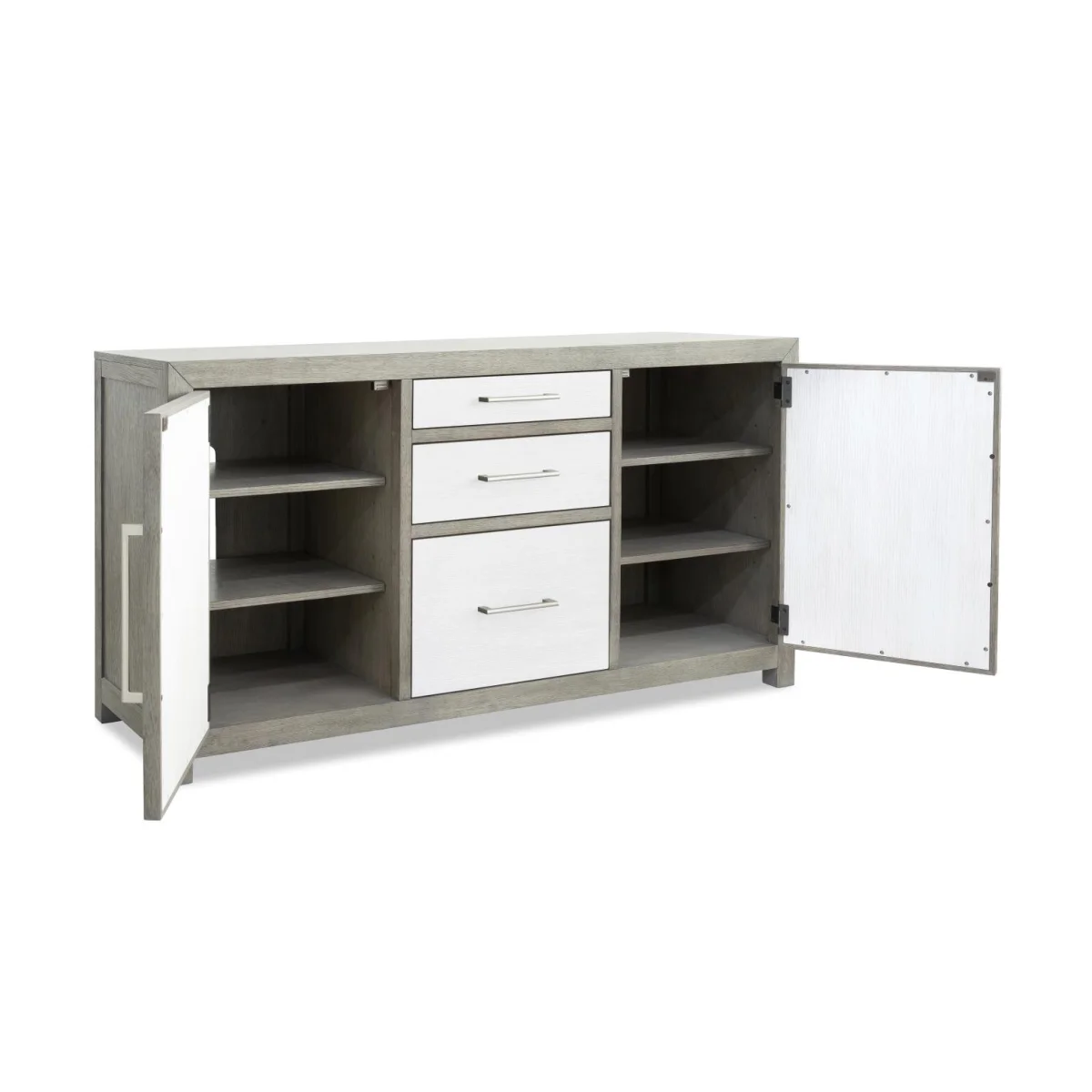 Home Office Credenza Office Storage Driftwood 9
