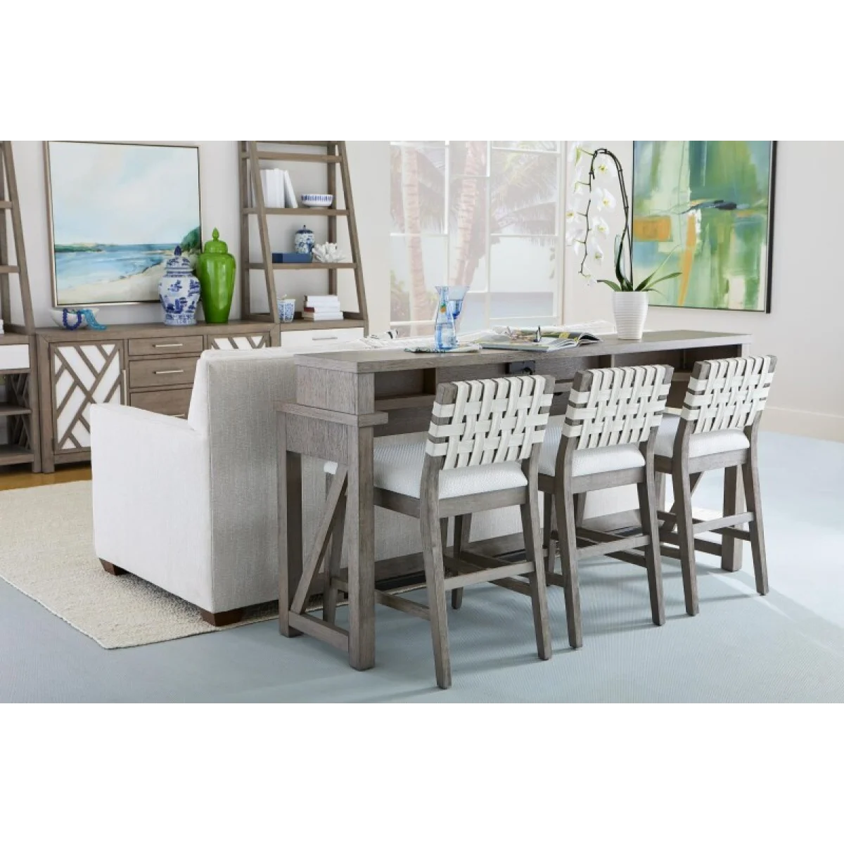 Woven Counter Height Stool Barstools Barstools 8