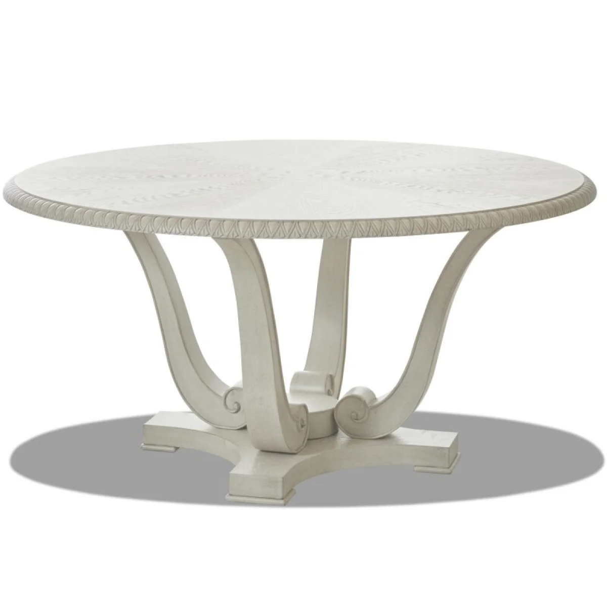 Complete Round Table Dining Sets Cream 4