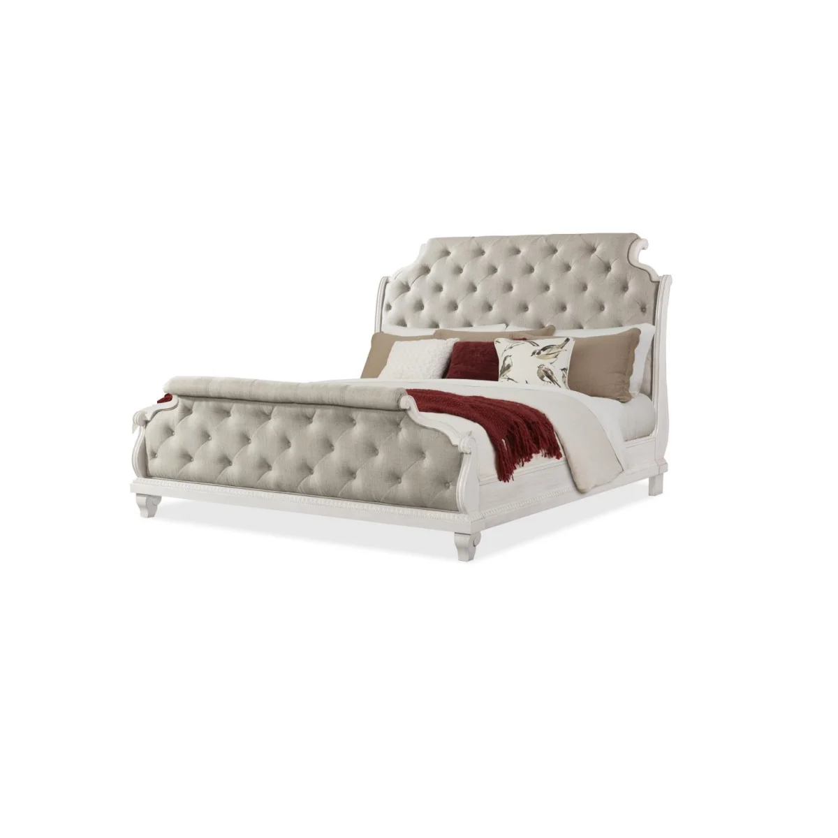 Complete Honeysuckle Upholstered Bed King Beds Beds 4