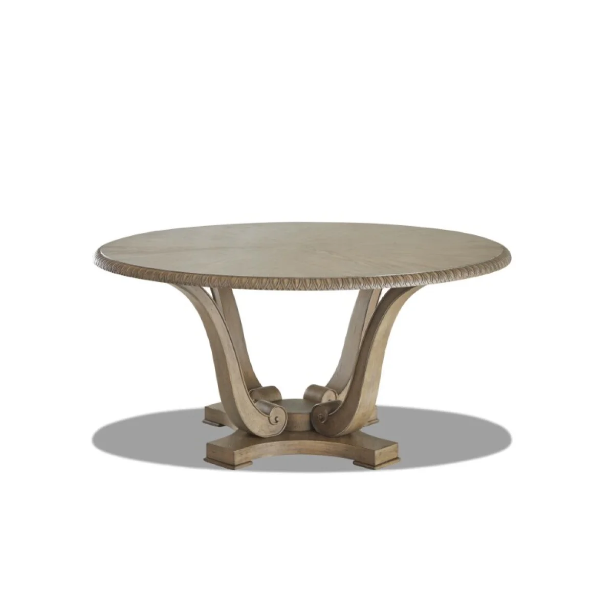 Complete Round Table Dining Sets Cream 4