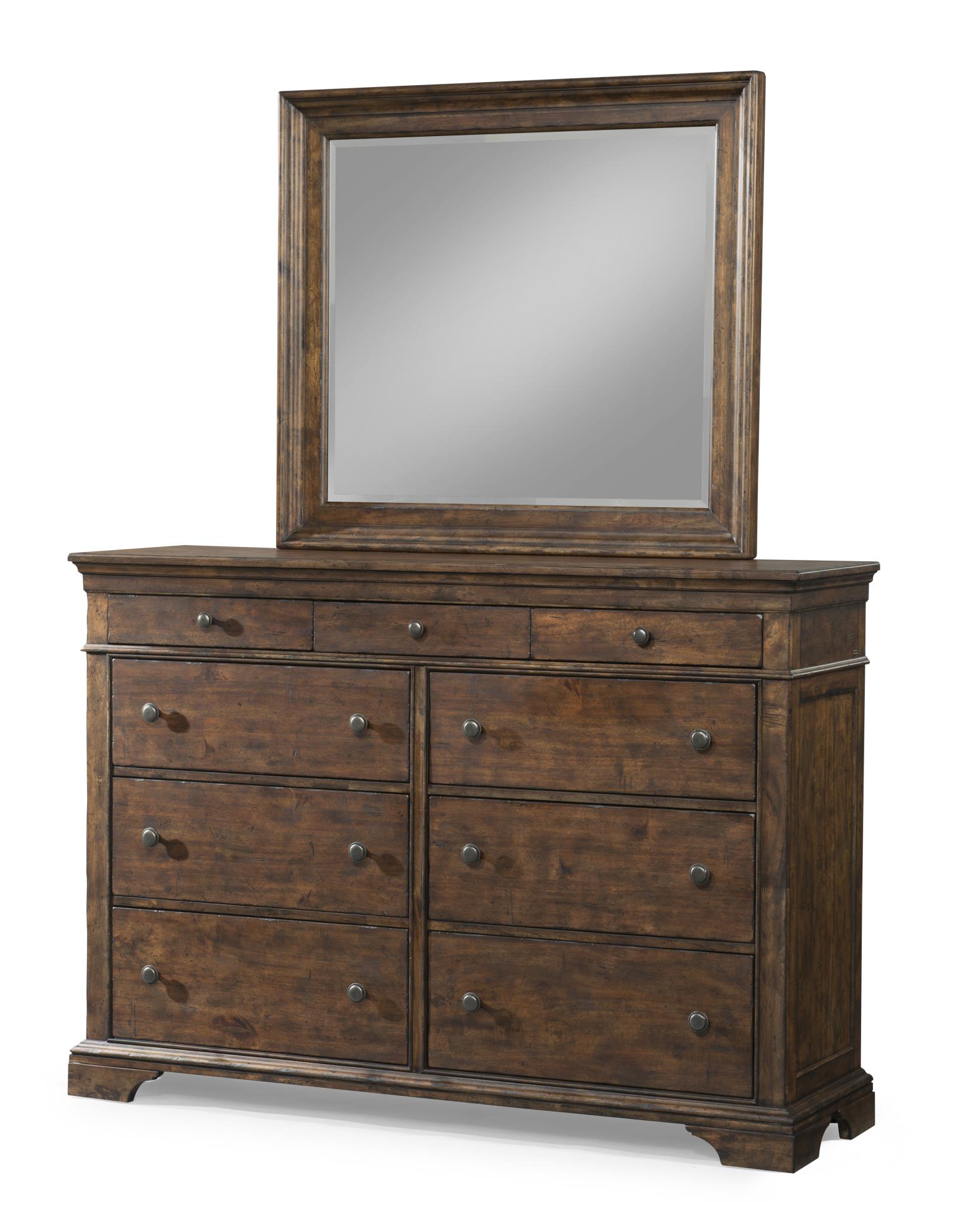 Rectangular Mirror Bedroom Mirrors Brown 4