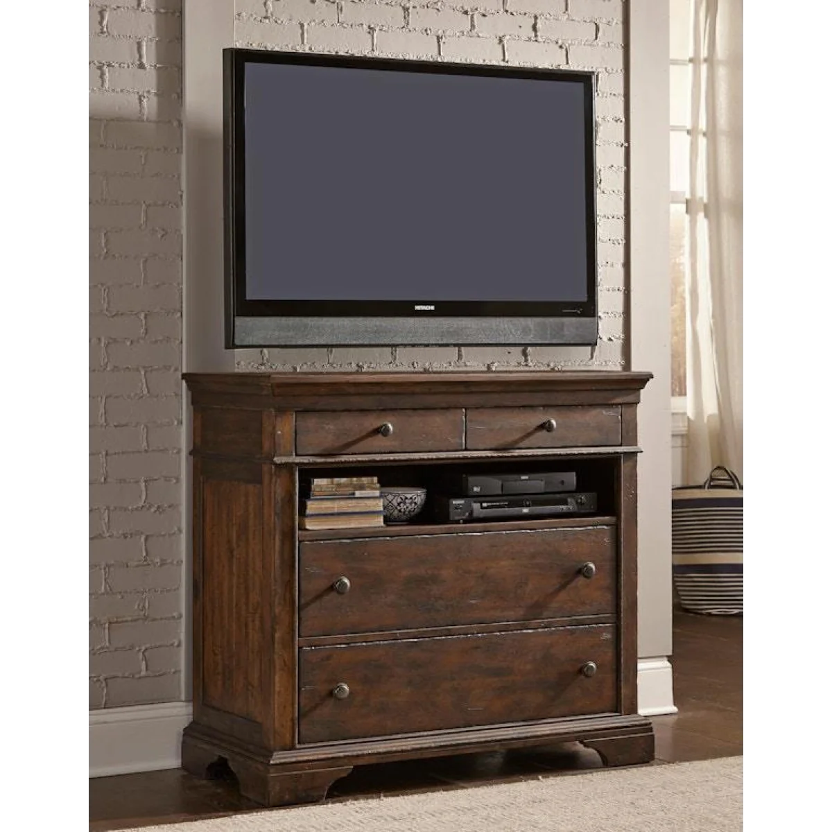 Stillwater Media Chest Chests Brown 6